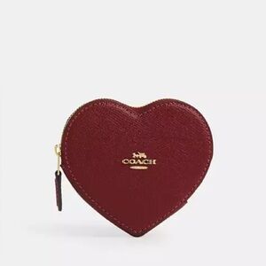 COACH - Heart  Coin Case ❤️🆕